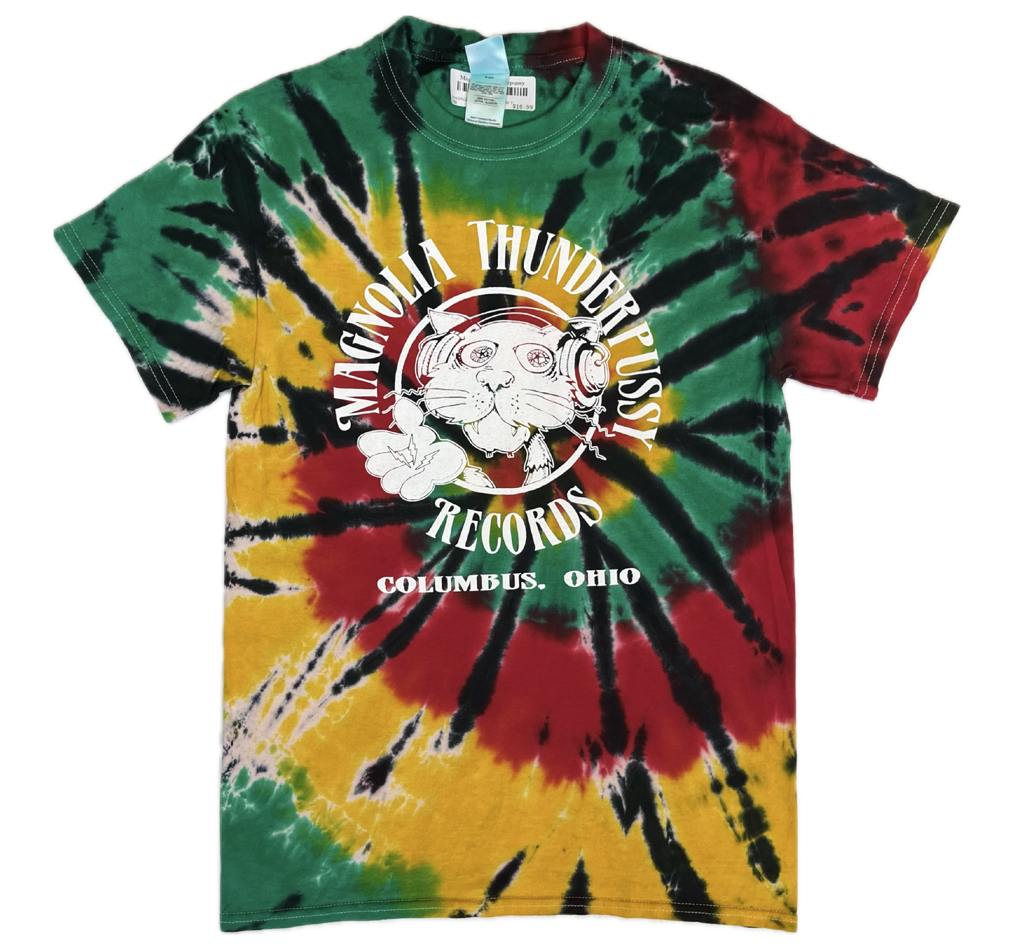 Rasta Web Tie-Dye Short Sleeve Shirt
