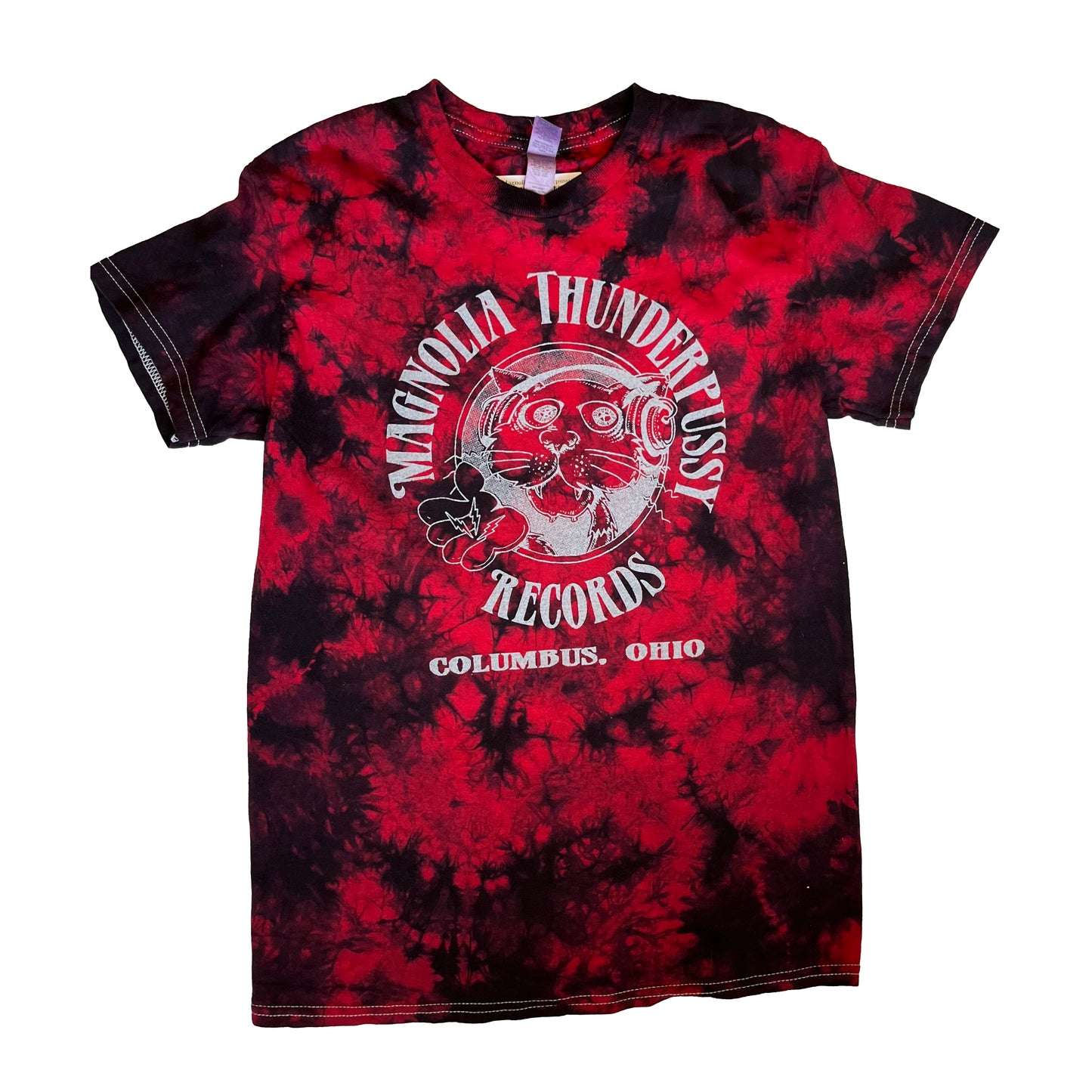Red Crystal Tie-Dye T-Shirt